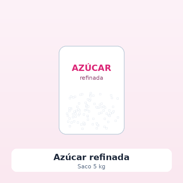 Azúcar refinada (saco 5 kg)