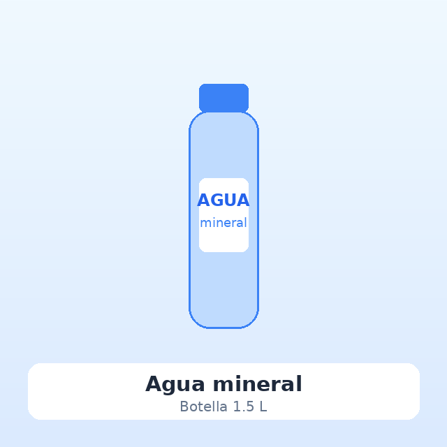 Agua mineral (1.5 L)