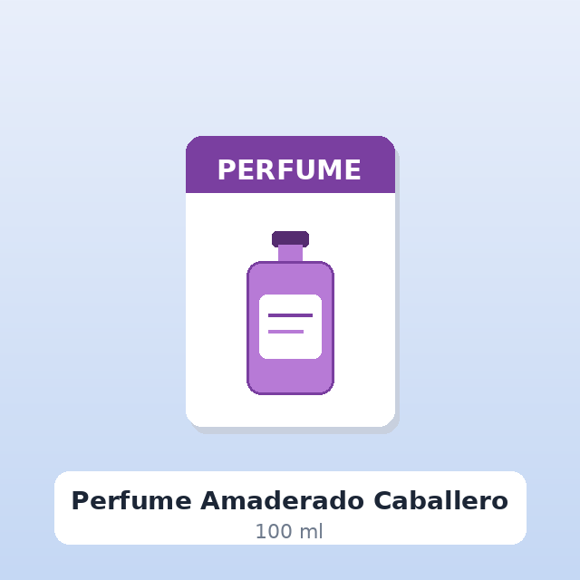 Perfume Amaderado Caballero (100 ml)