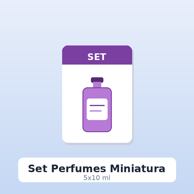 Set Perfumes Miniatura (5x10 ml)