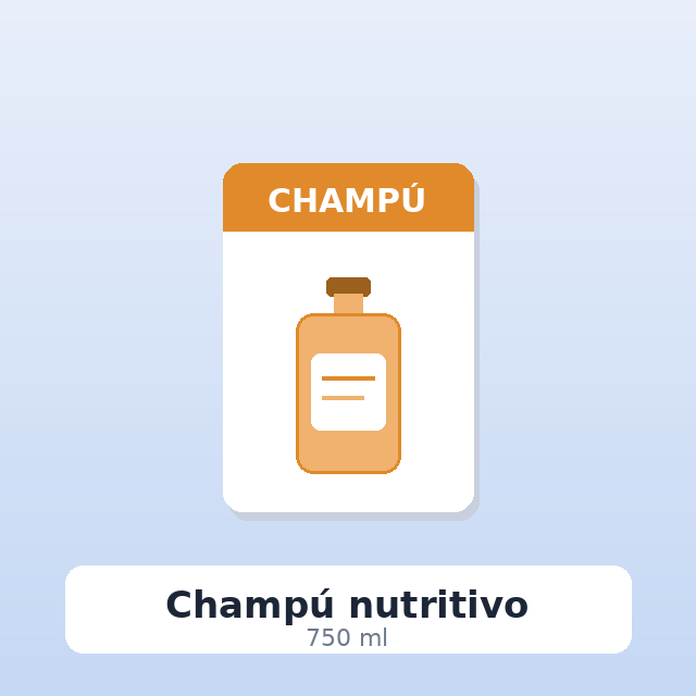 Champú nutritivo (750 ml)