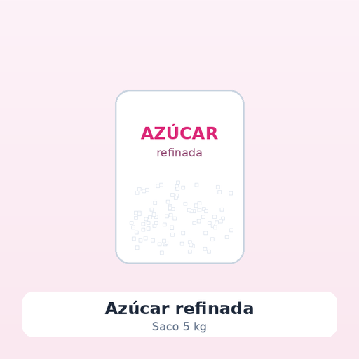Azúcar refinada (saco 5 kg)