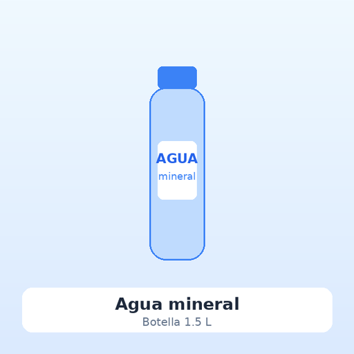 Agua mineral (1.5 L)