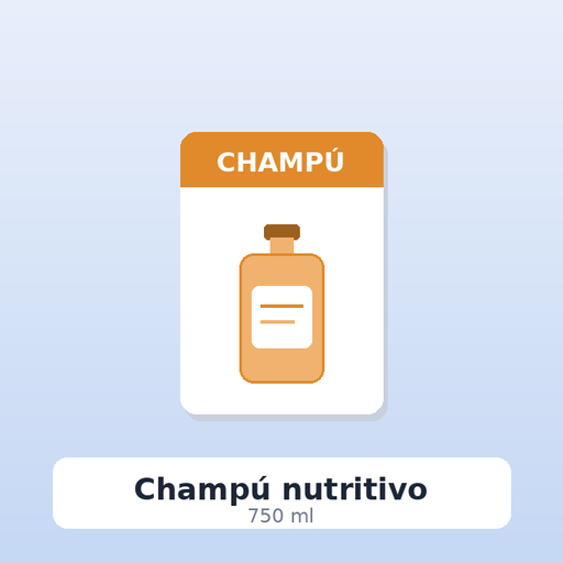 Champú nutritivo (750 ml)