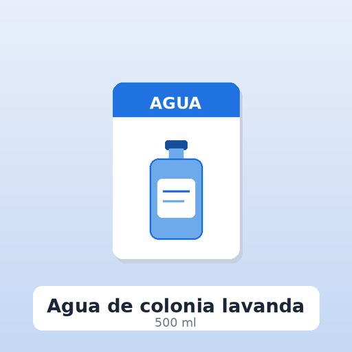 Agua de colonia lavanda (500 ml)